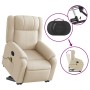 Electric reclining lift massage chair in cream fabric by , Armchairs - Ref: Foro24-3205247, Price: 336,49 €, Discount: %