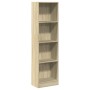 Engineered wood bookshelf in Sonoma oak, 40x24x143 cm by , Bookcases and shelves - Ref: Foro24-857785, Price: 49,05 €, Discou...