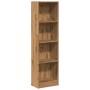 Estantería de madera de ingeniería roble artesano 40x24x143 cm de , Librerías y estanterías - Ref: Foro24-857791, Precio: 49,...