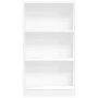 Estantería de madera de ingeniería blanca 60x24x109 cm de , Librerías y estanterías - Ref: Foro24-857803, Precio: 51,29 €, De...