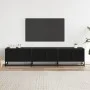 Mueble de TV madera de ingeniería negro 180x35x41 cm von , TV-Möbel - Ref: Foro24-3300785, Preis: 113,57 €, Rabatt: %
