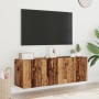 Wand-TV-Möbel 2 Stück aus gealtertem Holz 60x30x41 cm von , Schränke und Lagerung - Ref: Foro24-857663, Preis: 70,99 €, Rabat...