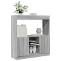 Engineered wood sideboard in Sonoma grey, 92x33x100 cm by , Bookcases and shelves - Ref: Foro24-855129, Price: 85,39 €, Disco...