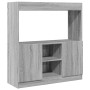 Engineered wood sideboard in Sonoma grey, 92x33x100 cm by , Bookcases and shelves - Ref: Foro24-855129, Price: 85,39 €, Disco...