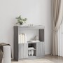 Engineered wood sideboard in Sonoma grey, 92x33x100 cm by , Bookcases and shelves - Ref: Foro24-855129, Price: 85,39 €, Disco...