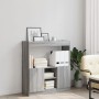 Engineered wood sideboard in Sonoma grey, 92x33x100 cm by , Bookcases and shelves - Ref: Foro24-855129, Price: 85,39 €, Disco...