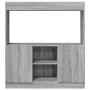 Engineered wood sideboard in Sonoma grey, 92x33x100 cm by , Bookcases and shelves - Ref: Foro24-855129, Price: 85,39 €, Disco...