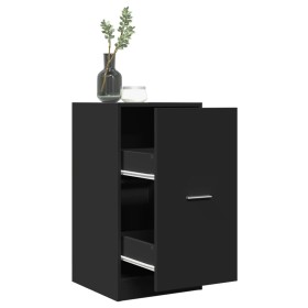 Engineered wood black medicine cabinet 40x41x77.5 cm by , Lockers and storage cabinets - Ref: Foro24-855188, Price: 63,23 €, ...