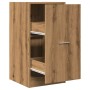 Medizinschrank aus Eichenholz, handgefertigt, 40x41x77,5 cm. von , Schließfächer und Lagerschränke - Ref: Foro24-855195, Prei...