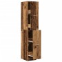 Aged engineered wood medicine cabinet 30x41x174.5 cm by , Lockers and storage cabinets - Ref: Foro24-3309634, Price: 126,99 €...