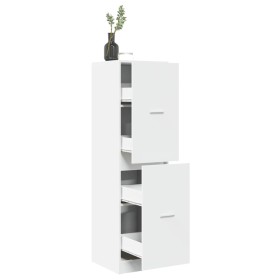 Engineered wood white medicine cabinet 40x41x144.5 cm by , Lockers and storage cabinets - Ref: Foro24-3309636, Price: 130,12 ...