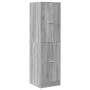 Medicine cabinet made of gray Sonoma wood engineering, measuring 40x41x144.5 cm. by , Lockers and storage cabinets - Ref: For...