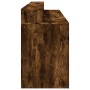 Escritorio con LED madera ingeniería roble ahumado 200x55x91 cm de , Escritorios - Ref: Foro24-3309442, Precio: 192,90 €, Des...