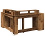 Engineered aged wood LED desktop 152x152x91 cm by , Desks - Ref: Foro24-3309463, Price: 182,96 €, Discount: %