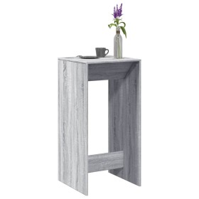 Mesa alta de bar madera ingeniería gris Sonoma 51x50x103,5 cm de , Mesas de cocina y de comedor - Ref: Foro24-854423, Precio:...