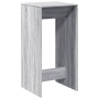 Mesa alta de bar madera ingeniería gris Sonoma 51x50x103,5 cm de , Mesas de cocina y de comedor - Ref: Foro24-854423, Precio:...