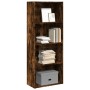 Estantería madera de ingeniería roble ahumado 60x30x152 cm de , Librerías y estanterías - Ref: Foro24-857912, Precio: 71,34 €...