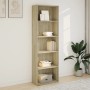 Engineered wood bookshelf in Sonoma oak, 60x30x189 cm by , Bookcases and shelves - Ref: Foro24-857919, Price: 82,70 €, Discou...