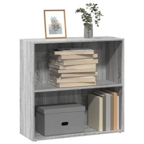 Estantería de madera de ingeniería gris Sonoma 80x30x77 cm de , Librerías y estanterías - Ref: Foro24-857927, Precio: 50,99 €...