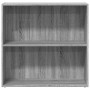 Estantería de madera de ingeniería gris Sonoma 80x30x77 cm de , Librerías y estanterías - Ref: Foro24-857927, Precio: 50,07 €...