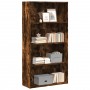 Estantería madera de ingeniería roble ahumado 80x30x152 cm de , Librerías y estanterías - Ref: Foro24-857944, Precio: 76,76 €...