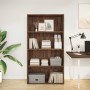 Engineered wood brown oak bookshelf 80x30x152 cm by , Bookcases and shelves - Ref: Foro24-857946, Price: 78,92 €, Discount: %