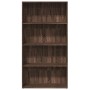 Engineered wood brown oak bookshelf 80x30x152 cm by , Bookcases and shelves - Ref: Foro24-857946, Price: 78,92 €, Discount: %