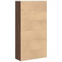 Engineered wood brown oak bookshelf 80x30x152 cm by , Bookcases and shelves - Ref: Foro24-857946, Price: 78,92 €, Discount: %