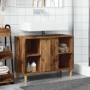 Aged engineered wood bathroom cabinet 80x33x60 cm by , bathroom vanities - Ref: Foro24-857133, Price: 62,17 €, Discount: %