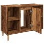 Aged engineered wood bathroom cabinet 80x33x60 cm by , bathroom vanities - Ref: Foro24-857133, Price: 62,17 €, Discount: %