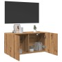 Wand-TV-Möbel aus Eichenholz Artisian 80x30x41 cm von , Schränke und Lagerung - Ref: Foro24-857668, Preis: 49,73 €, Rabatt: %