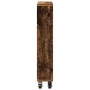 Narrow storage cart in aged wood 48x13x68 cm by , Bookcases and shelves - Ref: Foro24-855230, Price: 48,17 €, Discount: %