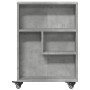 Narrow storage cart in gray concrete wood 48x13x68 cm by , Bookcases and shelves - Ref: Foro24-855226, Price: 48,17 €, Discou...