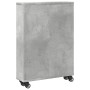 Narrow storage cart in gray concrete wood 48x13x68 cm by , Bookcases and shelves - Ref: Foro24-855226, Price: 48,17 €, Discou...