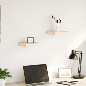 Floating shelves 2 units engineered wood 23x23.5x4 cm by , Shelves and shelves - Ref: Foro24-4010680, Price: 24,99 €, Discoun...