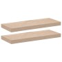 Estantes flotantes 2 uds madera de ingeniería 60x23,5x4 cm de , Estantes y estanterías - Ref: Foro24-4010689, Precio: 41,14 €...