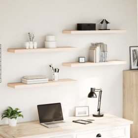 Floating shelves 4 units engineered wood 90x23.5x4 cm by , Shelves and shelves - Ref: Foro24-4010696, Price: 102,14 €, Discou...