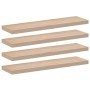 Floating shelves 4 units engineered wood 90x23.5x4 cm by , Shelves and shelves - Ref: Foro24-4010696, Price: 102,14 €, Discou...