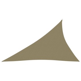 Triangular sail awning Oxford fabric beige 4x5x6.4 m by vidaXL, Umbrellas - Ref: Foro24-135184, Price: 40,85 €, Discount: %