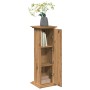 Pedestal expositor con almacenaje roble artisan 31x30x90 cm de , Soportes para macetas - Ref: Foro24-854615, Precio: 61,73 €,...