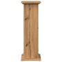 Pedestal expositor con almacenaje roble artisan 31x30x90 cm de , Soportes para macetas - Ref: Foro24-854615, Precio: 61,73 €,...