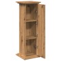 Pedestal expositor con almacenaje roble artisan 31x30x90 cm de , Soportes para macetas - Ref: Foro24-854615, Precio: 61,73 €,...