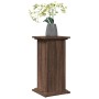 Pedestal expositor con almacenaje marrón roble 31x30x60 cm de , Soportes para macetas - Ref: Foro24-854622, Precio: 50,28 €, ...