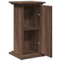 Pedestal expositor con almacenaje marrón roble 31x30x60 cm de , Soportes para macetas - Ref: Foro24-854622, Precio: 50,28 €, ...