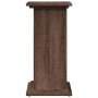 Brown oak pedestal display with storage 31x30x60 cm by , Pot stands - Ref: Foro24-854622, Price: 50,28 €, Discount: %