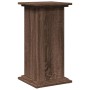 Brown oak pedestal display with storage 31x30x60 cm by , Pot stands - Ref: Foro24-854622, Price: 50,28 €, Discount: %