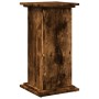 Smoked oak pedestal display with storage 31x30x60 cm by , Pot stands - Ref: Foro24-854620, Price: 47,09 €, Discount: %