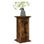 Smoked oak pedestal display with storage 31x30x60 cm by , Pot stands - Ref: Foro24-854620, Price: 47,09 €, Discount: %