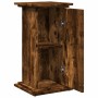 Smoked oak pedestal display with storage 31x30x60 cm by , Pot stands - Ref: Foro24-854620, Price: 47,09 €, Discount: %