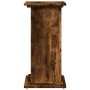 Smoked oak pedestal display with storage 31x30x60 cm by , Pot stands - Ref: Foro24-854620, Price: 47,09 €, Discount: %